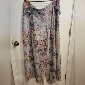 3x Wide Leg Flowing Pants